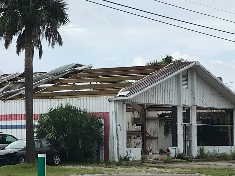 Roof removal in Panama City Florida