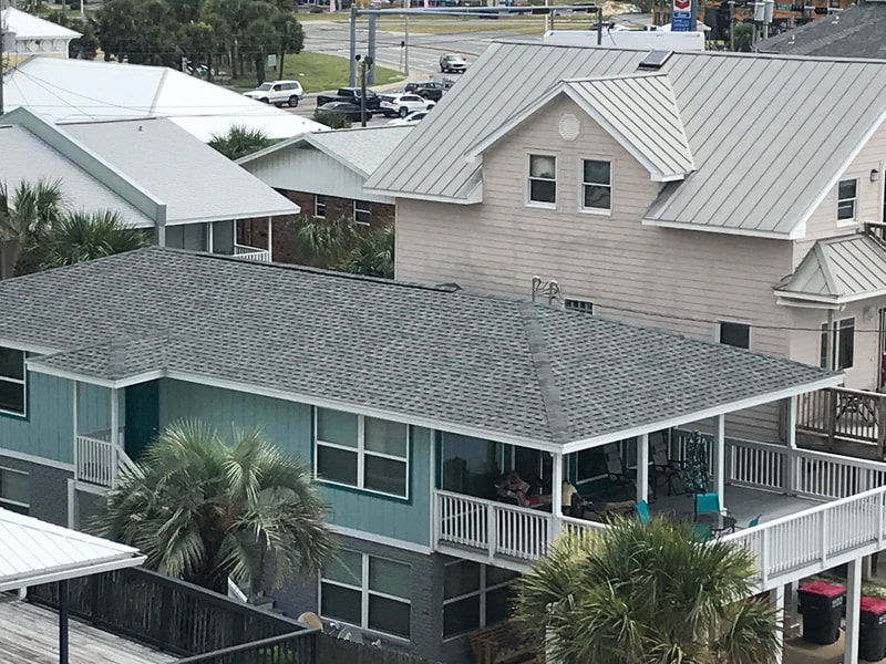 New shingle roof in Panama City Beach Florida