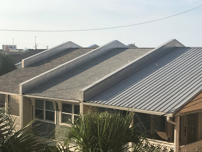 Three different roofs in Panama City Beach